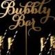 Cocktail de mariage ou de champagne tableau Sign - Bubbly Bar