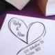 Swirly Heart Custom Rubber Address Stamp
