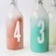 Budget-Friendly DIY Watercolor Table Numbers 