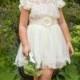 The Charlotte - Ivory, Lace, Chiffon Flower Girl Dress, Made For Girls, Toddlers, Ages 1T, 2T,3T,4T, 5T, 6, 7, 8, 9/10
