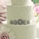 Brush Embroidery Wedding Cake