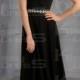 Cheap A-line Halter Chiffon Floor length Black Bridesmaid Dress(BNNBE0000)