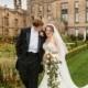 الإنجليزية التقليدية الزفاف في قلعة أليرتون