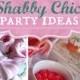 Shabby Chic, Vintage Glam / Birthday "shabby Chic Party"