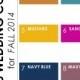 TOP 10 WEDDING COLORS FOR FALL 2014