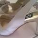 Alan Pinkus Bridal Wedding Bridesmaid Shoes Champagne Leather Slingback 7.5