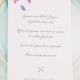 Téléchargez le design de vos menus de mariage par La belette rose 
