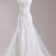 2014 Wedding Gown/ Wedding Dress With Court/ White Bridal Gown/ Formal Wedding Gown/ Handmade Wedding Dress