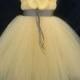 Gris Jaune Flower Girl Dress
