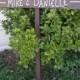 Personalized Your Name On Wood Country Wedding Sign On Stake Welcome To Our Love Story Directional Arrow
