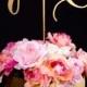 Set Of Gold Wedding Table Numbers
