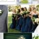 Wedding Color Palette: Gray, Green And Navy