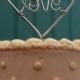 Whole Lotta Love - Wire Heart Wedding Cake Topper