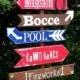 Reserved Listing For Sara, 7 Patriotic Directional Signs