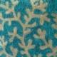 Aqua Verziert - Dekokissen Covers - 16x16 Zoll Silk Kissen-Abdeckung mit Satin-Bänder Stickerei