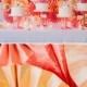 الوردي والخوخ المروحة الزفاف
