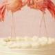 Flaming Flamingo Cake Topper