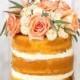 Personnalisé gâteau de mariage Topper - Acajou Et jute