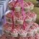 Wedding-Cupcakes in pinky