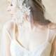 Wedding Veil, Lace Applique Bridal Veil - Style 307