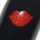 Autocollants d'ongle d'orteil / doigt Nail Art Lips / baiser / jour de Autocollants / pédicure Valentine