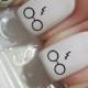 Harry Potter Glasses And Scar Nail Decals- 56 Per Purchase