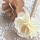 Toile de jute Livre Pen - jute fleurs - Rustique Chic vintage de mariage