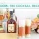 Summer Cocktail Series: Modern Tiki Party Cocktail Recipes