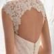 New White A-Linie Brautkleid Kleid Benutzerdefinierte Größe 2-4-6-8-10-12-14-16-18