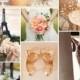Peach and Gold Wedding Inspiration Board