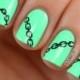 Learn How To Create This Chain Nail Art On Your Tips
