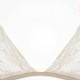 Creme Brulee Lace And Crystal Detail Soft Bra