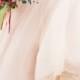 Blush robe de mariage