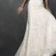 Schatz-Brauthochzeits-Spitze Hochzeitskleid nach Maß Applique Größe 6-8-10-12-14