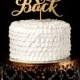 Gâteau de mariage Topper - To The Moon And Back - Gold