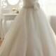 elegant white chiffon floor length wedding dress
