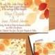 Fallen Branchen / Herbst-Hochzeits-Sammlung / Einladung / RSVP / Save The Date Postkarte PRINTABLE / DIY