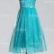 Lace Bridesmaid Dress, Blue Bridesmaid Dress, Lace Prom Dress, Short Bridesmaid Dress, Short Homecoming Dress, Short Prom Dress, 1400234