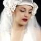 Vivien Sheriff Mode ~ Vintage inspirierte Hochzeit Schleier und Brautkopfbedeckung ...