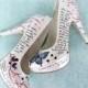 Cherry Blossoms - Customized chaussures de mariage