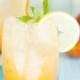 Sparkling Peach limonade à la menthe