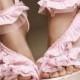 net cloth wedding heels