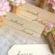 Succulent Garden Weddings Table Settings Name Card Holders Recycled Upcycled Unique Wine Corks Includes Blank Name Cards, Set Of 10