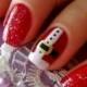 Cute Santa Claus Nail Designs