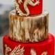 This Dramatic Wedding Cake, Topped With A Dragon And A Hand-painted Phoenix, Embraces Traditional Chinese Wedding Symbol...