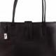 Silkskin Black Luxury Womens Handbags with Flexible Straps