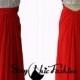 Red Strapless Rhinestone Beaded Bust Cutout Striped Back Long Prom Dress