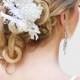 Hairstyles-White flower bun
