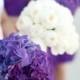 Purple Bridesmaids, Beautiful Color Matching.