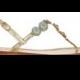 Musa Swarovski crystal-embellished metallic leather sandals